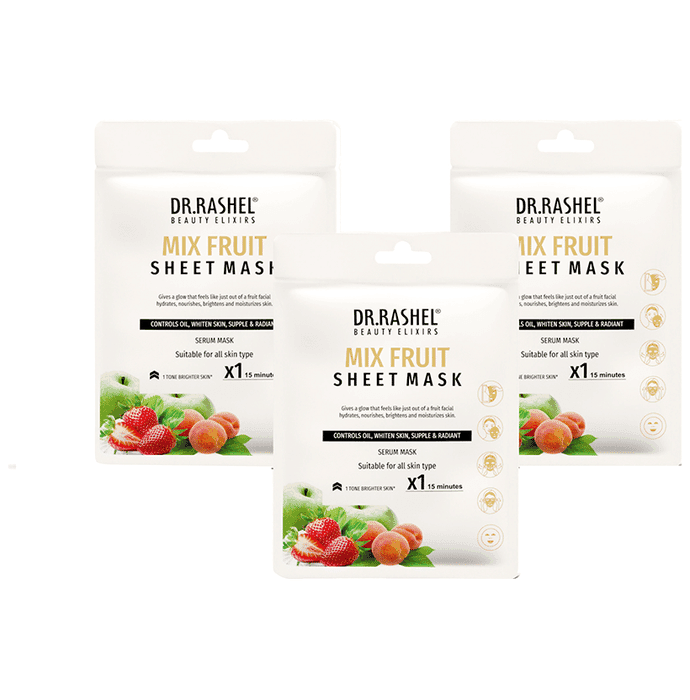 Dr.Rashel Mix Fruit Sheet Mask 20gm
