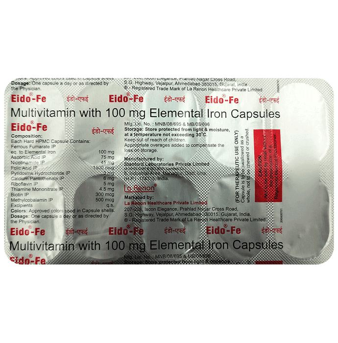 Eido Fe Cap 10 Capsules