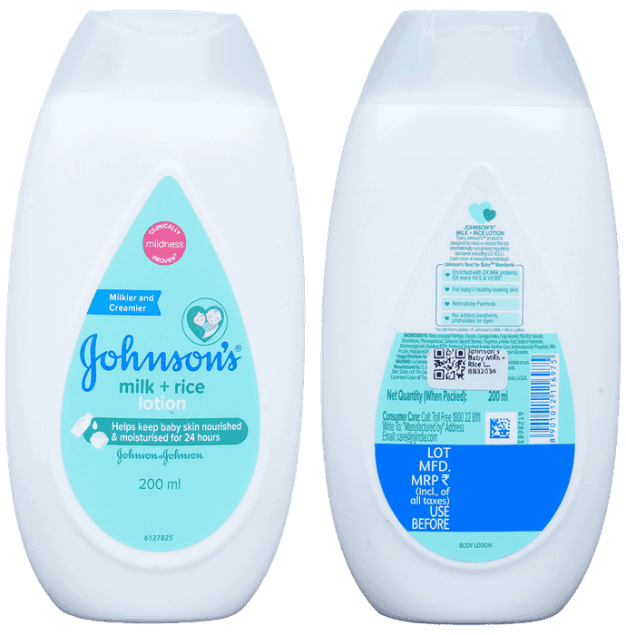Johnson'S Baby Milk + Rice Cream 100gm