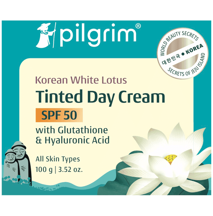Pilgrim White Lotus Day Cream Spf 50 100gm