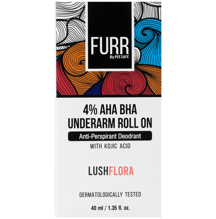 4% Aha Bha Underarm Lush Flora Roll On 40ml