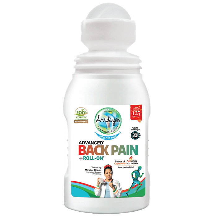 Amrutanjan Back Pain Roll On 50ml