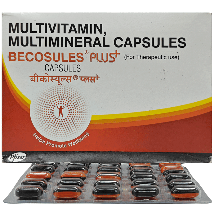 Becosules Plus Cap 30 Capsules