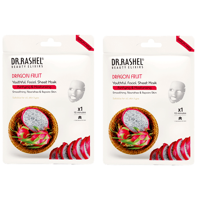 Dr.Rashel Dragon Fruit Sheet Mask 20gm