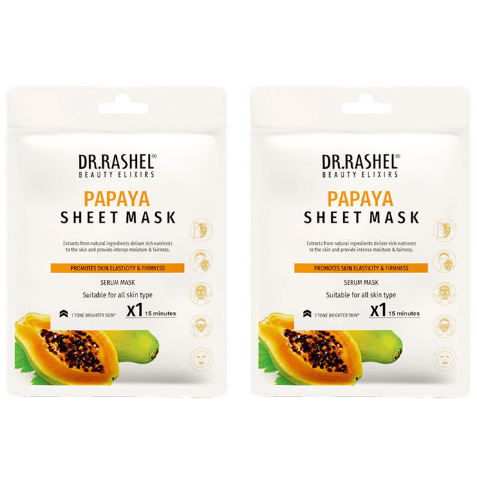 Dr.Rashel Papaya Sheet Mask 20gm