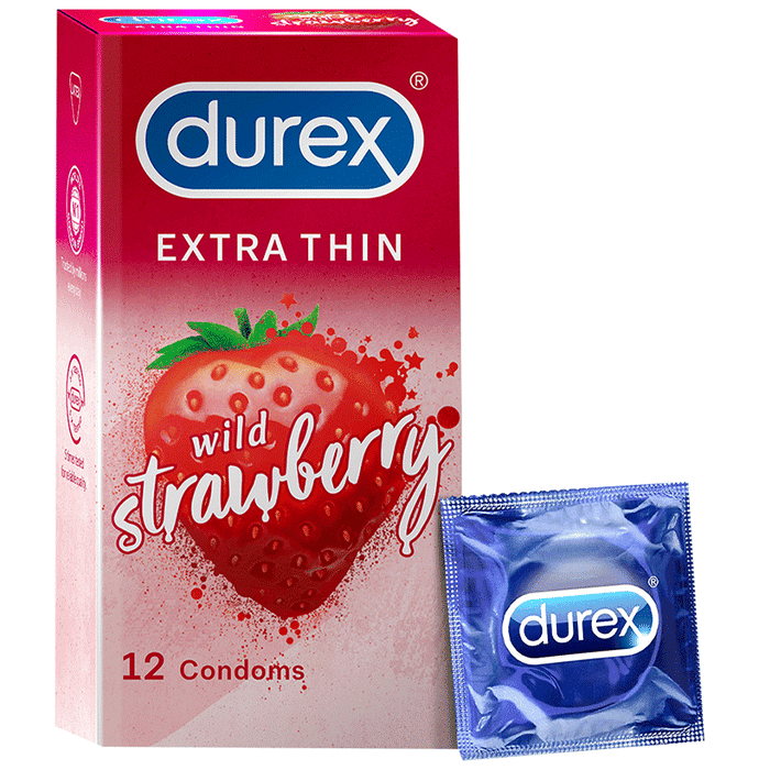 Durex Extra Thin Strawberry 10`S