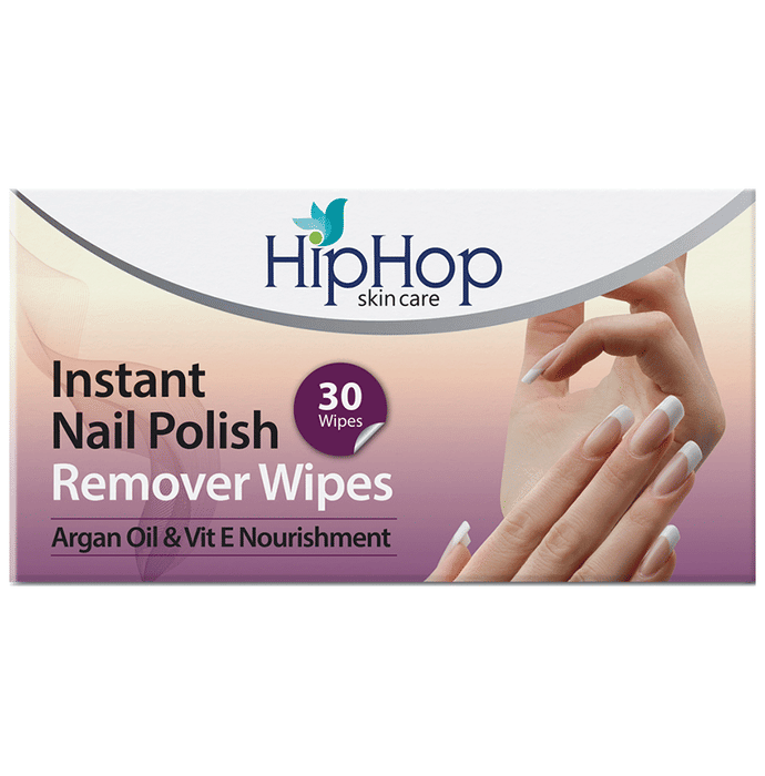 Hiphop Instant Nail Polish Remover Wipes 30`S