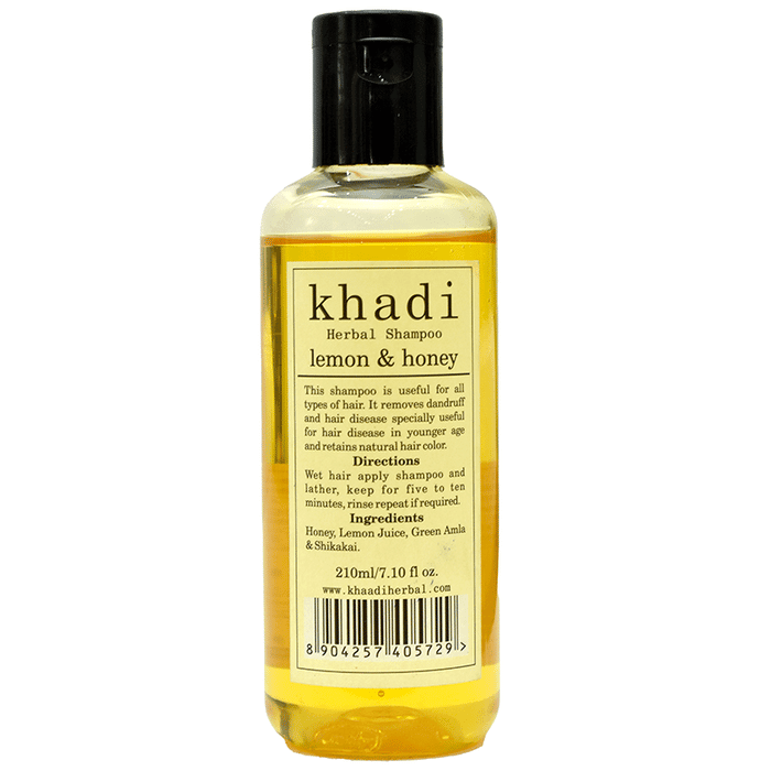 Khadi Lemon & Honey Shampoo 210ml