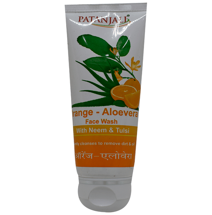 Patanjali Orange Aloevera Face Wash 100gm