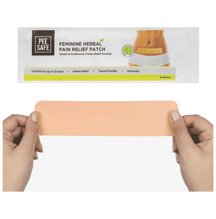 Pee Safe Feminine Pain Relief Patch 5`S