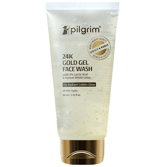 Pilgrim 24k Gold Gel Face Wash 80ml