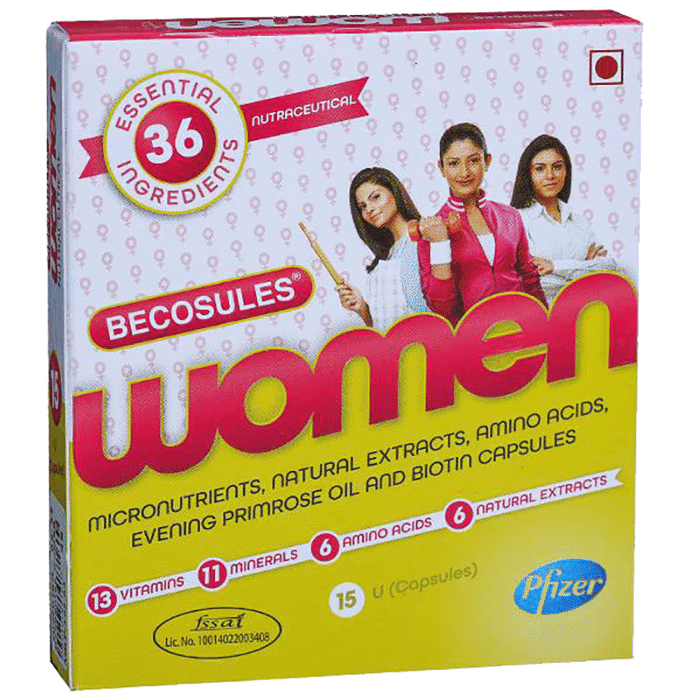 Becosules Women Cap 15 Capsules