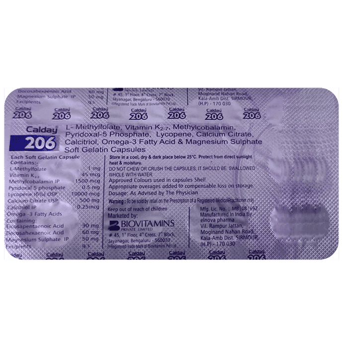 Calday 206 Cap 10 Capsules