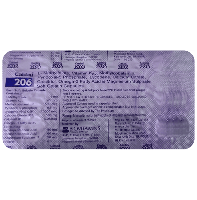 Calday 206 Cap 10 Capsules