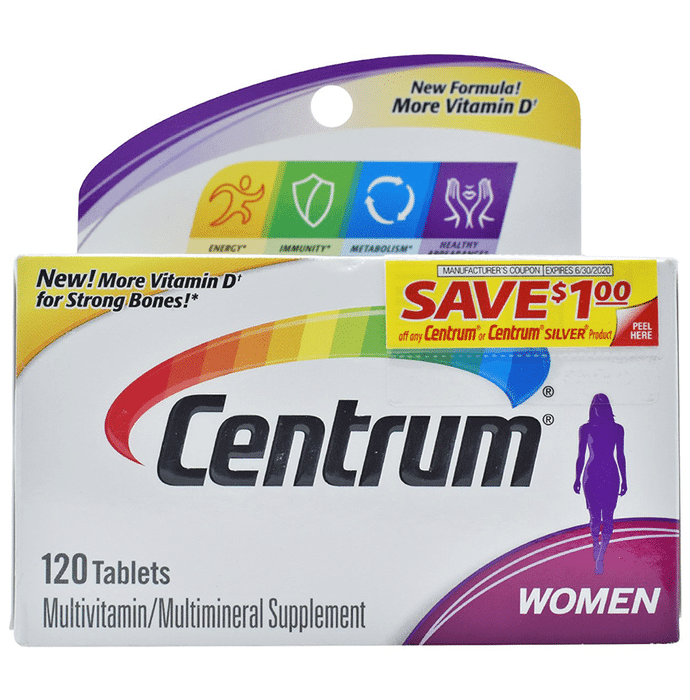 Centrum Women Tab 50 Tablets