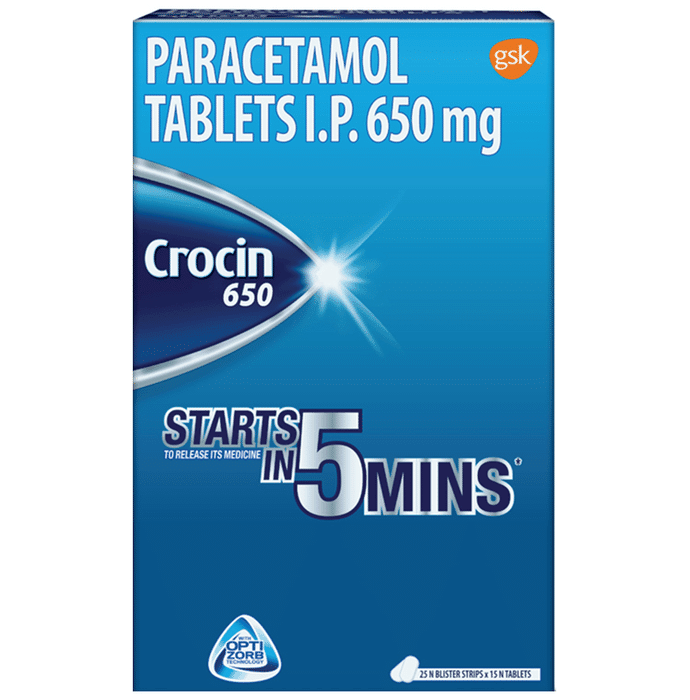 Crocin 650mg Tab 15 Tablets