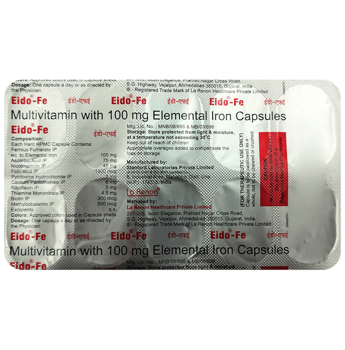 Eido Fe Cap 10 Capsules