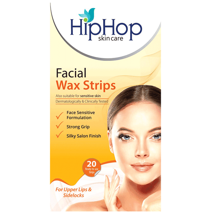 Hiphop Facial Wax Strips 10`S