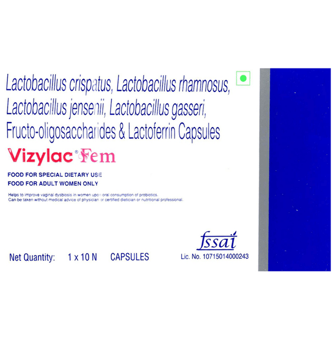 Vizylac Fem Cap 10 Capsules